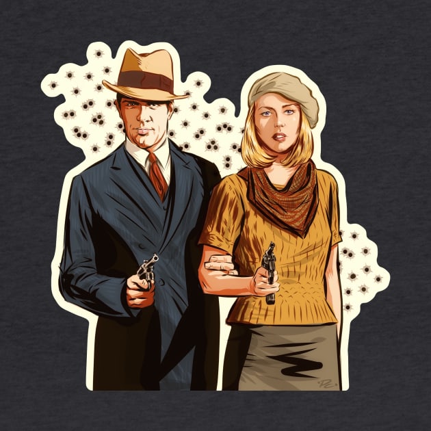 Bonnie and Clyde - An illustration by Paul Cemmick by PLAYDIGITAL2020